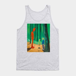 Wanna Play Catch - Plain Illustration Tank Top